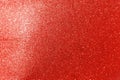 Abstract blurred red glitter texture background