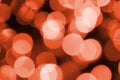 Abstract blurred of red glittering shine bulbs lights background. Blur of Christmas wallpaper decorations concept Royalty Free Stock Photo