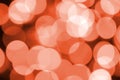 Abstract blurred of red glittering shine bulbs lights background. Blur of Christmas wallpaper decorations concept Royalty Free Stock Photo