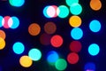 abstract blurred and silver glittering shine bulbs lights background:blur of Christmas wallpaper decorations concept Royalty Free Stock Photo