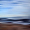 Abstract blurred unfocused bokeh vector sky and beach eps10