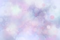 Abstract blurred vivid spring summer light delicate pastel pink blue bokeh background texture with bright soft color circles and Royalty Free Stock Photo