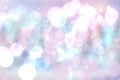 Abstract blurred vivid spring summer light delicate pastel pink white bokeh background texture with bright soft color circles and Royalty Free Stock Photo