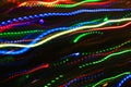 Abstract blurry background from colorful traces of lights Royalty Free Stock Photo