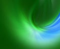 Abstract blurry background in green and blue tones