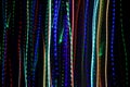 Abstract blurry background with pattern from colorful traces of lights Royalty Free Stock Photo