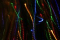 Abstract blurry background with pattern from colorful traces of lights Royalty Free Stock Photo