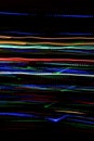 Abstract blurry background with pattern from colorful traces of lights Royalty Free Stock Photo
