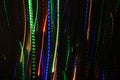 Abstract blurry background with pattern from colorful traces of lights Royalty Free Stock Photo