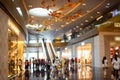 Abstract blurry background of people in shopping mall