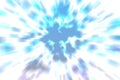 Abstract blurry blue circle explosion Royalty Free Stock Photo