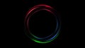 Abstract blurry color wheel. colorful swirl circle. Round frame or banner with place for your content. Royalty Free Stock Photo