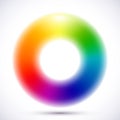 Abstract blurry color wheel Royalty Free Stock Photo