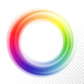 Abstract blurry color wheel Royalty Free Stock Photo