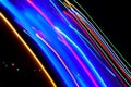 Abstract of Blurry colorful of motions LED lights Royalty Free Stock Photo