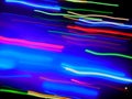 Abstract of Blurry colorful of motions LED lights Royalty Free Stock Photo