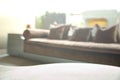 Abstract blurry cosy sofa