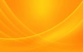 Vector Abstract Orange and Yellow Gradient Background with Shining Curves and Lines Royalty Free Stock Photo