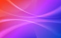 Vector Abstract Blue, Pink, Purple and Red Gradient Background with Shining Blurry Curves Royalty Free Stock Photo