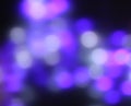 Abstract bokeh background. Blurred garland lights Royalty Free Stock Photo