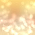 Abstract bokeh background, warm bokeh background, blurred lights, summer bokeh illustration