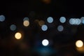 Abstract bokeh background, bokeh party in night, night city street lights bokeh background, night city background, abstract circul