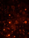 Abstract bokeh background with bubble red color Royalty Free Stock Photo