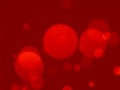 Abstract bokeh background with bubble red color Royalty Free Stock Photo