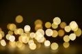 Abstract bokeh background of defocused lights. Holiday glowing background and wallpaper. Blurred Bokeh. Royalty Free Stock Photo