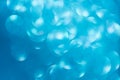 Abstract bokeh background. Light blue colors blur lights bokeh background Royalty Free Stock Photo