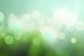 Abstract bokeh background with in soft green colors Royalty Free Stock Photo