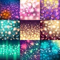 Abstract Bokeh background vector Royalty Free Stock Photo
