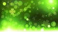 Abstract Bokeh Blur Template Clovers Background, Green Happy Saint Patrick Day Concept Royalty Free Stock Photo