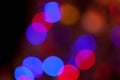 Abstract Bokeh blurred color light can use background Royalty Free Stock Photo