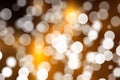 Abstract bokeh festive background with defocused lights Royalty Free Stock Photo