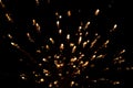 Abstract Bokeh Firework Background Royalty Free Stock Photo