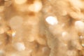 Abstract bokeh golden background texture