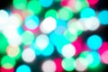 Abstract bokeh image with vibrant colors Royalty Free Stock Photo