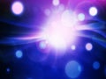 Abstract bokeh light on blurred background.illustration Royalty Free Stock Photo