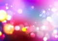 Abstract bokeh light with blurred colors background Royalty Free Stock Photo