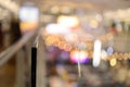 Abstract bokeh of light at department store background