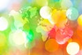 Abstract bokeh of light with world map Royalty Free Stock Photo