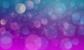Abstract bokeh lights effect with green purple background, bokeh texture, bokeh background, vector illustration Royalty Free Stock Photo