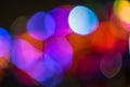 Abstract bokeh multicolor