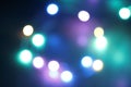 Abstract bokeh nigth background. Colorful magic lights background, decoration for the party. Neon light glowing effect Royalty Free Stock Photo