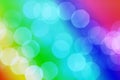 Abstract bokeh. Space for a copy. Shining rainbow background. Royalty Free Stock Photo