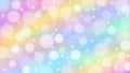 Abstract Bright Bokeh and Glittering Sparkles in Colorful Pastels Gradient Background Royalty Free Stock Photo