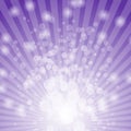 Abstract bokeh on violet background