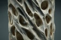 Abstract Bone Structure with Organic Hole Patterns Royalty Free Stock Photo