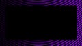 Abstract border duotone background . Hypnosis purple halftone psychedelic art . Design frame element Royalty Free Stock Photo